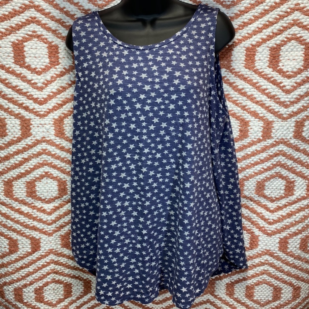 Old Navy Star Blue Tank